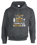 Drinking Cocktails & Motorhome Hoodie