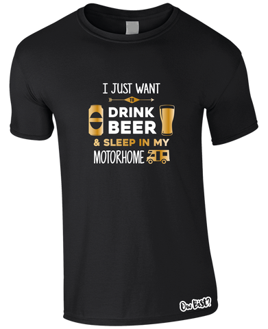 Drinking Beer & Motorhome T-Shirt (Men's)