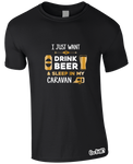 Drinking Beer & Caravan T-Shirt (Men's)