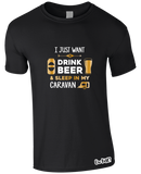 Drinking Beer & Caravan T-Shirt (Men's)