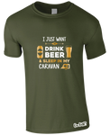 Drinking Beer & Caravan T-Shirt (Men's)