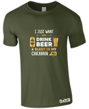 Drinking Beer & Caravan T-Shirt (Men's)