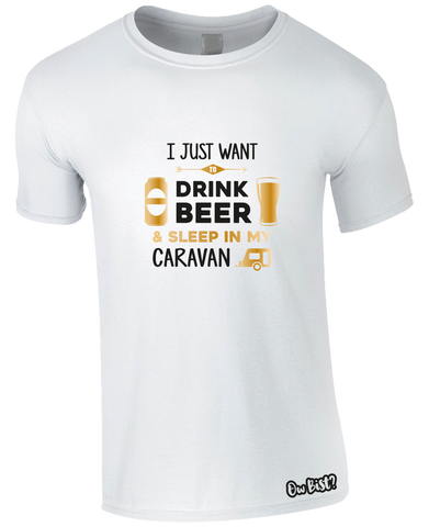 Drinking Beer & Caravan T-Shirt (Men's)