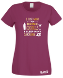 Drinking Cocktails & Caravan T-Shirt (Ladies)