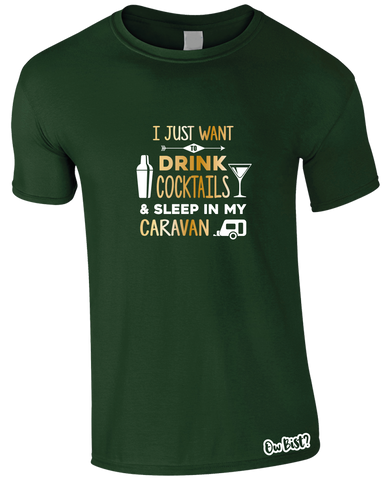 Drinking Cocktails & Caravan T-Shirt (Men's)