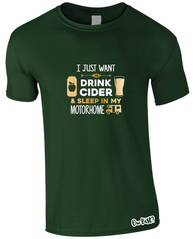 Drinking Cider & Motorhome T-Shirt (Men's)