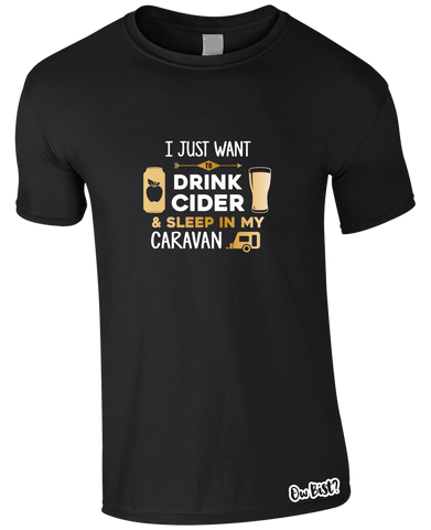 Drinking Cider & Caravan T-Shirt (Men's)