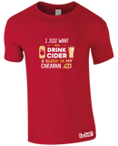 Drinking Cider & Caravan T-Shirt (Men's)