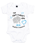 Personalised 1st Mother's Day Baby Vest (White)